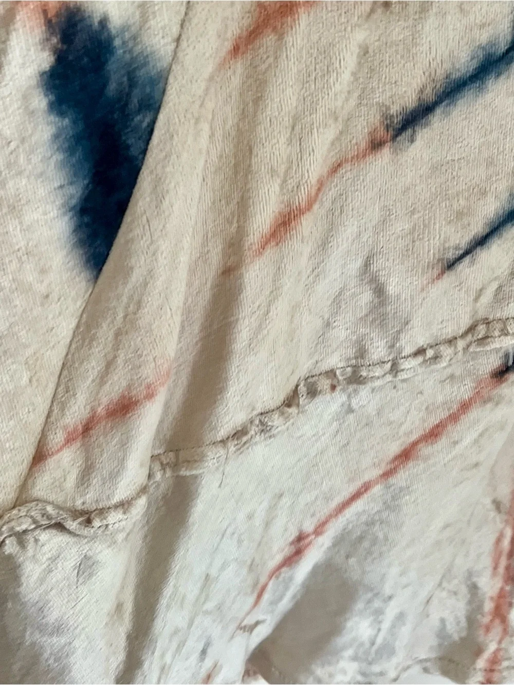 Free People Tie-Dye Maxi Skirt in Cream, Black, Rust